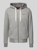 Tommy Hilfiger Regular Fit Sweatjacke mit Kapuze Hellgrau