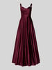 Laona Abendkleid mit Herz-Ausschnitt Dunkelrot