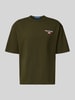 Polo Ralph Lauren T-shirt met labelstitching Olijfgroen
