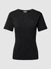 Tommy Hilfiger T-shirt met streepmotief, model 'CODY' Zwart