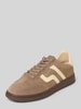 Gant Sneakers van leer met vetersluiting, model 'Cuzmo' Taupe