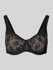 LASCANA Bügel-BH aus Spitze und Mikrofaser Black