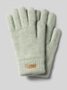 Barts Handschuhe mit Label-Patch Modell 'Witzia' Mint
