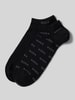 BOSS Sneakersocken mit Allover-Label-Print im 2er-Pack Black