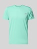 New Balance Funktionsshirt mit Rundhalsausschnitt und Logo Neon Gruen