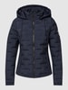 s.Oliver RED LABEL Gewatteerd jack met afneembare capuchon Marineblauw