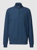 Lerros Sweatshirt met schipperskraag Donkerblauw