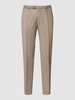 CG - Club of Gents Slim fit pantalon met stretch Beige