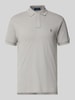 Polo Ralph Lauren Poloshirt mit Label-Stitching Hellgrau