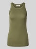 Marc O'Polo Slim fit tanktop van puur katoen Rietgroen