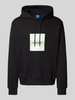 Jack & Jones Hoodie mit Motiv-Print Modell 'VESTERBRO NEWTON' Black