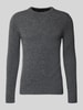 Marc O'Polo Regular Fit Strickpullover aus Woll-Mix Anthrazit