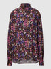 Essentiel Blouseshirt van viscose met all-over motief Lila