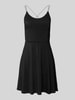 Only A-Linie Minikleid mit Glitzer-Effekt Modell 'TANNY' Black