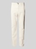 Tommy Hilfiger Regular fit corduroy broek met riemlussen, model 'DENTON' Offwhite