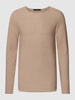 Drykorn Longsleeve in Strick-Optik Modell 'RIK' Beige