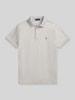 Polo Ralph Lauren Koszulka polo z czystej bawełny o kroju regular fit Jasnoszary melanż