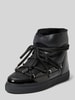 INUIKII Snow Boots aus Leder Modell 'GLOSS' BLACK