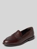 Tamaris loafers van echt leer Donkerbruin