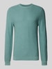 MCNEAL Strickpullover mit Strukturmuster Aqua Melange