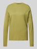 Christian Berg Woman Gebreide pullover met ronde hals Grasgroen