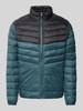 Jack & Jones Gewatteerd jack met opstaande kraag, model 'SPRINT' Petrol