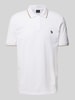 PAUL SMITH Regular Fit Poloshirt mit Motiv-Badge Offwhite