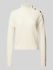 Guess Gebreide pullover met coltrui, model 'ZYLEE' Ecru