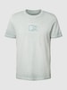 QS by s.Oliver T-Shirt mit Label-Stitching Mint