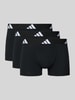 adidas Sportswear Boxershort met elastische band met logo in een set van 3 stuks Zwart