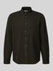 SELECTED HOMME Regular fit vrijetijdsoverhemd van puur biologisch katoen, model 'REGNOAH' Donkergroen