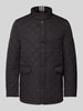 Christian Berg Men Steppjacke mit Pattentaschen Black