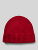 MCNEAL Beanie mit Label-Badge Dunkelrot