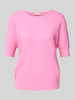 FREE/QUENT Gebreide pullover met 1/2-mouwen, model 'Dodo' Felroze