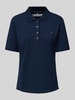 Tommy Hilfiger Regular fit poloshirt met logostitching, model '1985' Marineblauw