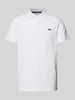 Lacoste Poloshirt mit Label-Detail Weiss