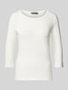 Weekend Max Mara Shirt met lange mouwen en ronde hals, model 'MULTIA' Wit