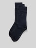 Tommy Hilfiger Socken mit Label-Detail im 3er-Pack Marine