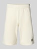 EA7 Emporio Armani Shorts met elastische band Offwhite