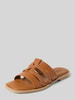 Tamaris Slides mit Blockabsatz Cognac