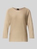 s.Oliver BLACK LABEL Relaxed Fit Pullover aus Viskose-Mix Sand
