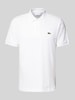 Lacoste Classic fit poloshirt met labelbadge Wit