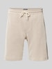 MCNEAL Slim Fit Shorts mit Eingrifftaschen Modell 'SHANE' Mittelbraun