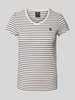 G-Star Raw T-Shirt mit Label-Stitching Marine