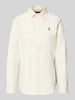Polo Ralph Lauren Slim Fit Hemdbluse aus Cord mit Label-Stitching Beige