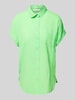 Christian Berg Woman Bluzka koszulowa z kieszenią na piersi Neonowy zielony