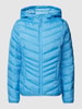 Tom Tailor Denim Gewatteerd jack met capuchon Lichtblauw