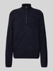 G-Star Raw Gebreide pullover met labeldetail Donkerblauw