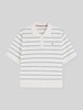 Tommy Hilfiger Regular Fit Pullover aus reiner Baumwolle mit Polokragen Weiss