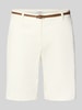 b.young Straight Fit Bermuda mit Gesäßtaschen Modell 'Days' Offwhite